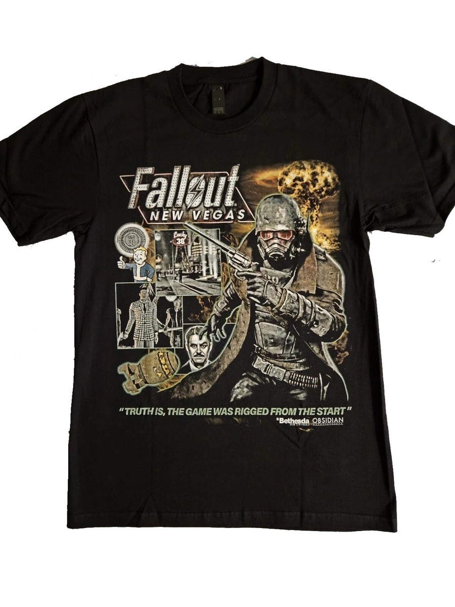 Fallout New Vegas 非売品プロモーションTシャツ フォールアウト NEW 2025 Fallout New Vegas The Courier Wasteland T-Shirt | eBay