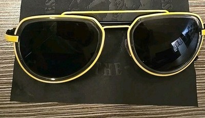Diesel Sunglasses Model DL 0266 - 40A 52 21 145 - 327 DIESEL Yellow Pilot NWOT
