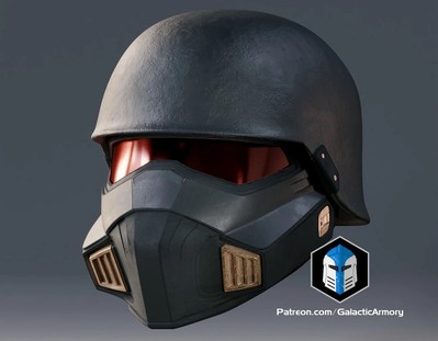 Helldivers 2 Light Gunner Helm Cosplay DIY Maßstab 1:1