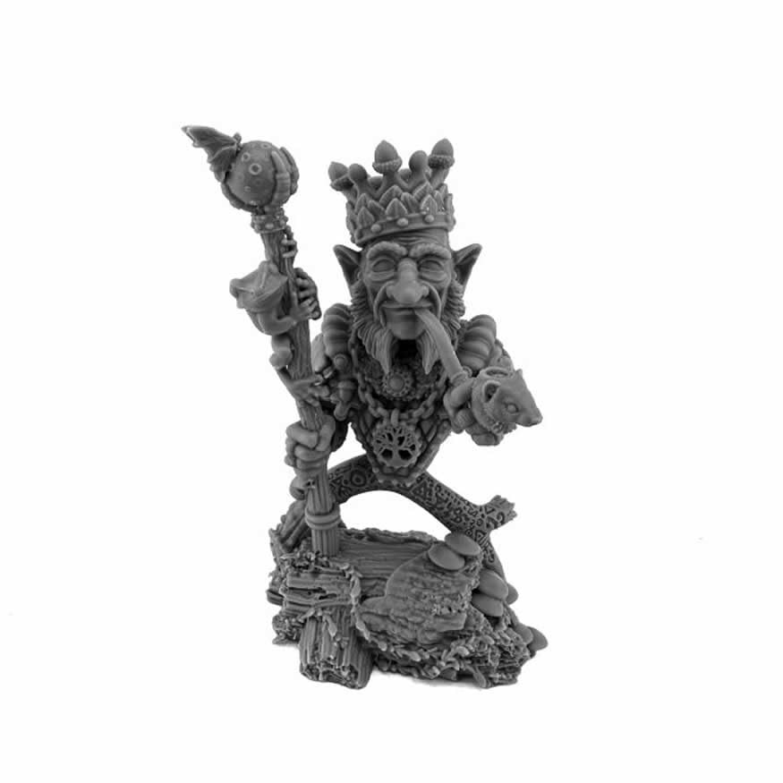 Reaper Miniatures Wenzelbaum Gnome King Bust Miniature Figure Reaper Bones USA