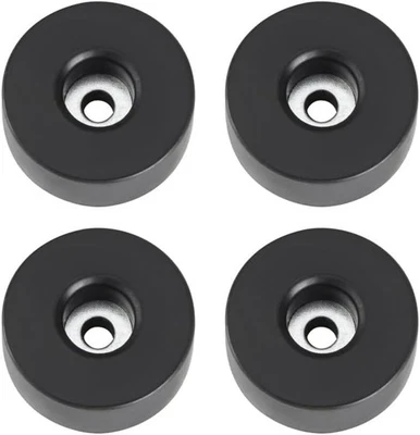 Set de 4 Pieds Caoutchouc 38 x 15 mm - Accessoire de Bricolage Essentiel - Photo 1/3