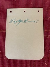 1930's HOF Lefty Grove Fountain Pen Signed Album Page Philadelphia Athletics JSA