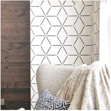 Geometric Wall Stencil Set - Large Pattern