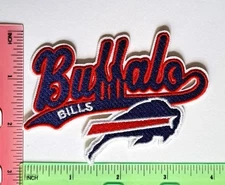 Buffalo Bills Embroidered Patch NFL Iron on Sew on Free Shipping