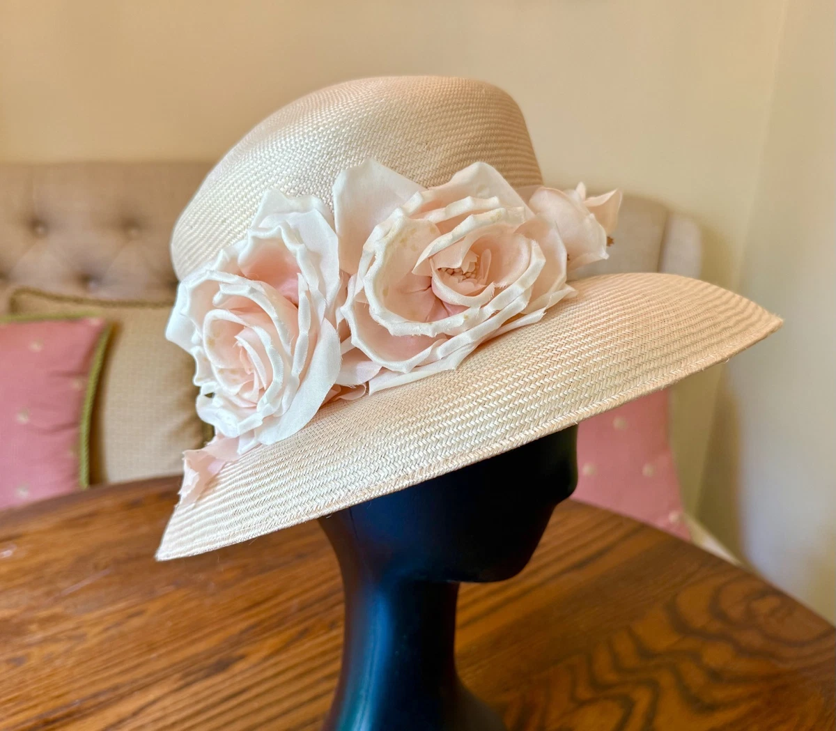Handmade pink Italian Kreisi Couture Fascinator M designer il_fullxfull.6472982661_nq7t.  main image 2