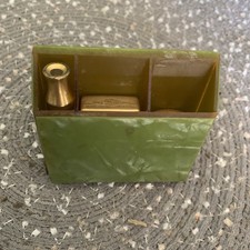 Vintage Gillette “NEW DeLuxe”  Gold  Lady Gillette Jade Safety Razor Set