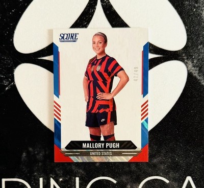 2021-22 Panini Score FIFA Soccer - Mallory Pugh Blue Lava /49 - USA