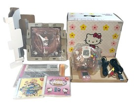 Sega Dreamcast Hello Kitty Skeleton Pink HKT-3000 Console Set Tested Used