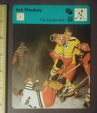 1979 Sportscaster Fussen NHL The Equipment Ice Hockey Sport Photo Germany Card