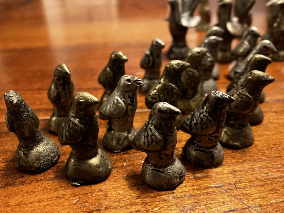 Lot d'Anciens poids à opium (Laiton ou Bronze) Tibet - Photo 2/4