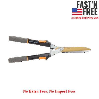 [HOT SALE] Fiskars Extendable Power-Lever Titanium Hedge Shears, NEW USA
