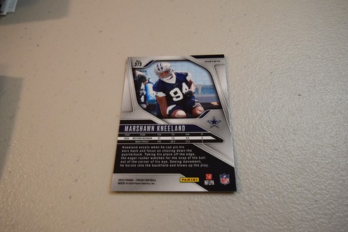Radiocontrol Panini Prizm #373 Marshawn Kneeland 2024 blanco y negro - Imagen 2 de 2
