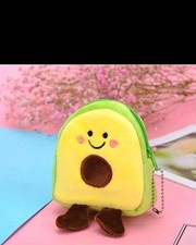 One Avocado Coin Purse Keychain, Cute Fruit Shaped Bag Charm