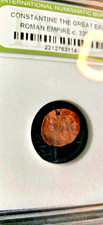 High Quality Constantine the Great Era Ancient Bronze Coin c. 330 AD History 4 U