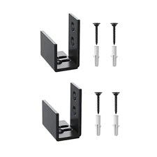 Adjustable Floor Guide for Sliding Barn Door, Wall Mount Bottom Hardware System