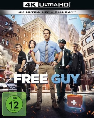 Free Guy 4K Ultra-HD Edition (4K UHD Blu-ray) Ryan Reynolds Jodie Comer