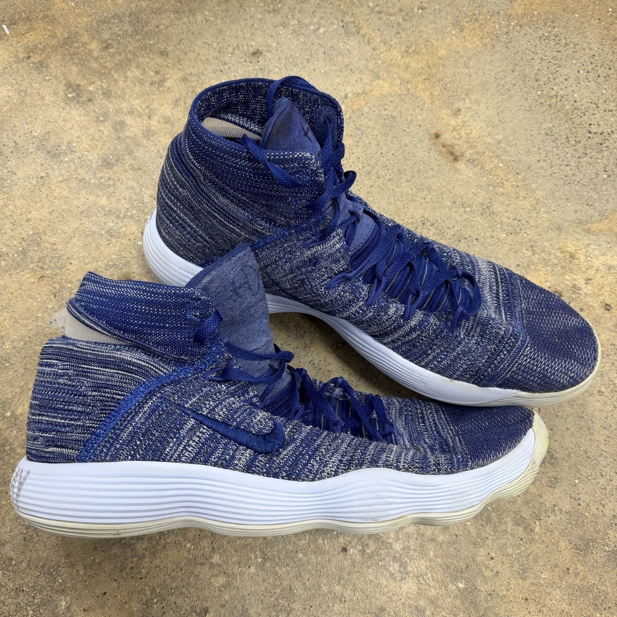 Nike Hyperdunk 2017 Flyknit Men Size 15 917726-400 College Navy