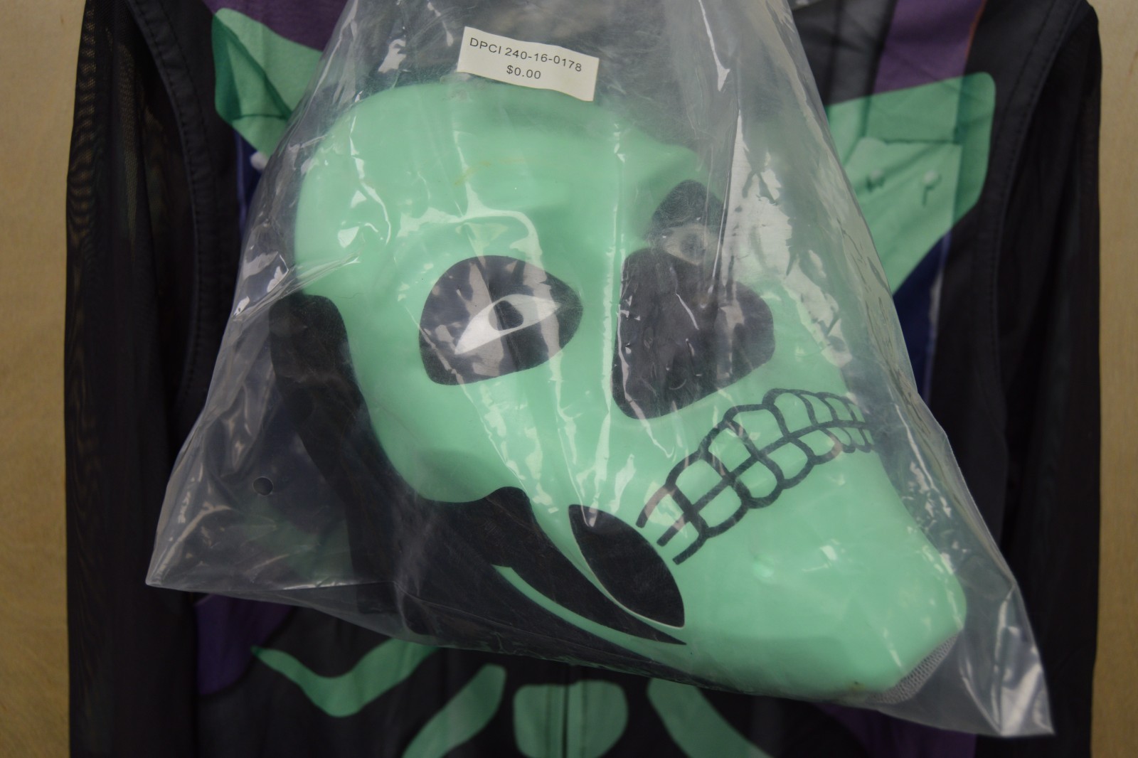 Inspirit Designs, Youth Skeleton Costume, Size XL (14-16), New