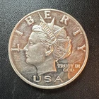 1999 NORFED Liberty Dollars $10 1 oz .999 Fine Silver Round
