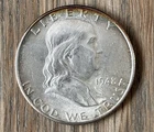 1948-D Franklin Half Dollar Silver 50c Rim Toning First Year Key Date