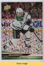 2024-25 Upper Deck Series 2 Rainbow Speckled Foil Nils Lundkvist #301 READ 3d2