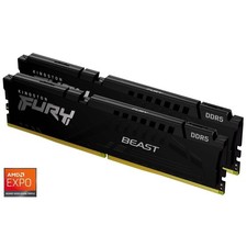 Kingston FURY Beast 32GB (2x16GB) System Memory Black, 5600MT/s DDR5, CL36, DIMM