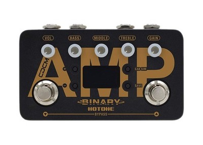 Hotone Binary Amp Simulator Guitar Effect Amplifier Pedal FREE SHIP NEW