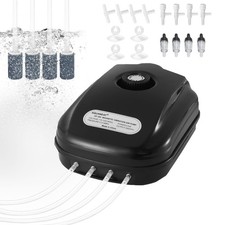 Aquarium Air Pump 300GPH, for up to 200 Gallon Fish Tank, Powerful Hydroponic...