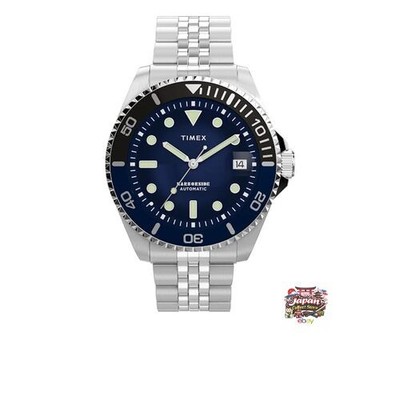 Timex Herren Harborside Coast Automatik 40mm Uhr in Silberfarben/Silber