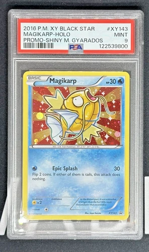 2016 Magikarp Holo Black Star Promo Shiny M.Gyarados PSA 9 Pokemon (2nd)