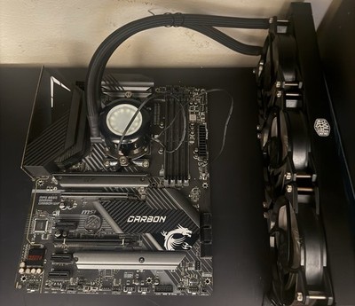 Combo MSI MPG B550 Gaming Carbon WiFi ATX AM4 with Ryzen 9 5950x 