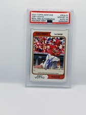 2023 Topps Heritage Real One Auto Joey Votto PSA 10 Auto 10 #ROA-JV Ink