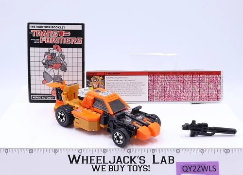 Triple Changer Sandstorm 100% Complete 1986 G1 Transformers Action Figure