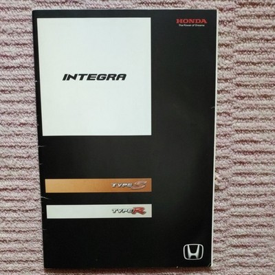 Honda Integra Type S Type R Japanese Prospekt Katalog DC5 2001 JDM OEM Japan