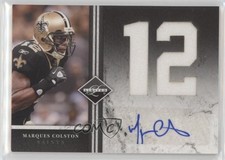 2011 Panini Limited Jersey Number Signatures 2/10 Marques Colston #24 Auto 0af