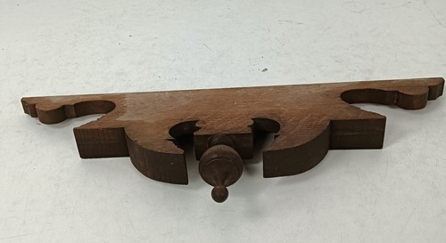 Pedimento sopra porta legno intagliato mandrino antico recupero architettonico recuperato - Foto 5 di 6