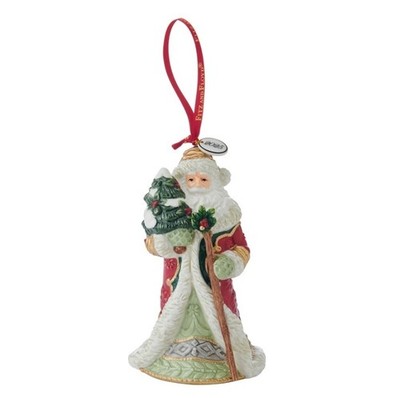 Fitz and Floyd Glocke Weihnachtsmann Keramik handdekoriert 15cm Neuheit 2025