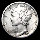 1931-S Mercury Dime — photo from another recent sale