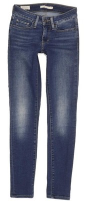 Levi's 711 Damen Jeans blau Skinny Slim Stretch W24 L29 (96431)
