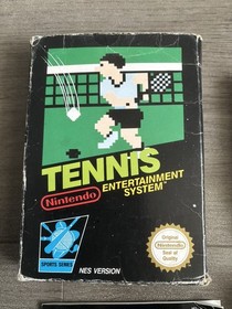 Tennis NES Game - Boxed Nintendo Tennis rare black box see photos 