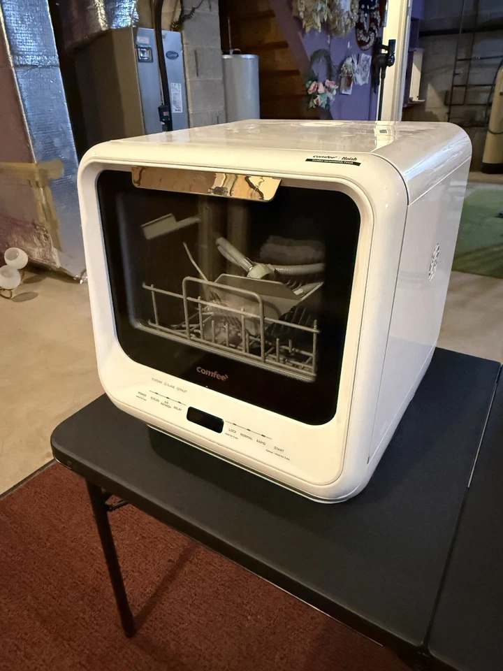 Comfee' CDC17P0AWW tragbarer Arbeitsplatten-Geschirrspüler - gebraucht