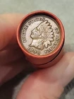 Beautiful Toned Au+ 1897&1898 Indian Head Penny Ends Of Lincoln Wheat Cent Roll