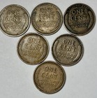 Lot of (6) 1909 VDB Lincoln Cent Penny - Mixed Condition — photo 4
