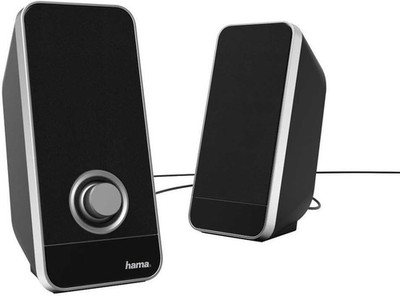 Hama PC Lautsprecher Sonic (USB 3.0, 3,5 Mm Klinke, 3 W, Lautstärkeregler, Aktiv