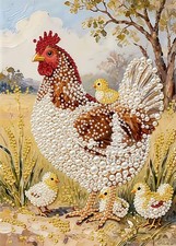 3D Pearl Diamond Painting Kit 12 x 16 Inch 5D Craft
