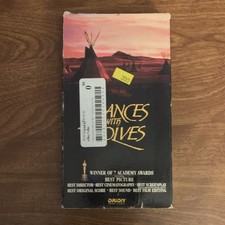 Orion Home Video Dances with Wolves VHS, 1990, PG-13 Kevin Costner