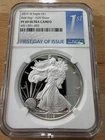 2019-W American Silver Eagle $1 Proof PF 69 Ultra Cameo NGC First Day - Fun Show
