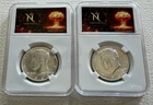 1964 -Set of 2- 90% Silver -John Kennedy Half Dollar- VERY FINE