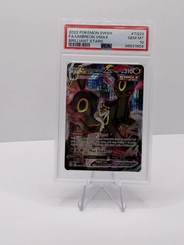 Umbreon VMAX PSA 10 Pokemon Brilliant Stars TG23 English Trainer Gallery 2022