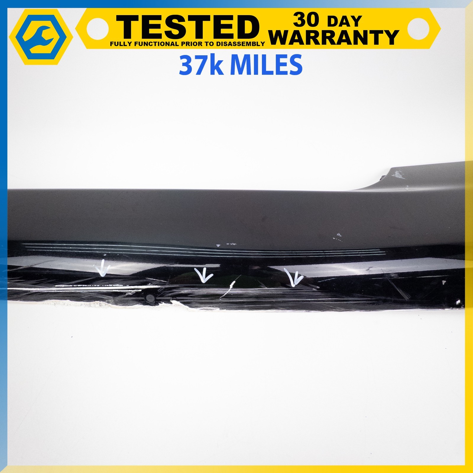 DAMAGED 05-16 ASTON MARTIN DB9 LEFT DRIVER SIDE SKIRT ROCKER PANEL OEM